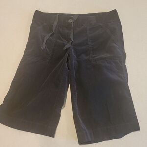 J. Crew Black Corduroy Shorts Size 4 city fit